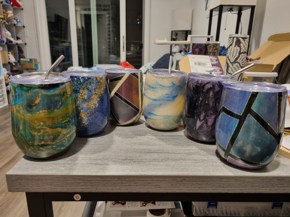 12 Oz Stainless Steel Wine Tumbler